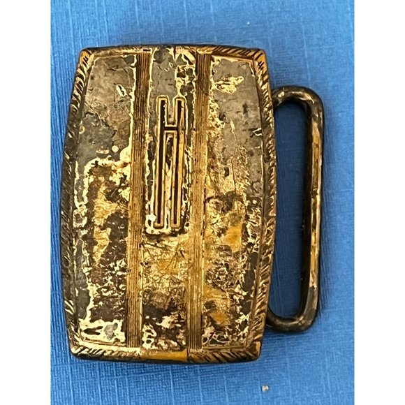 hickok Accessories Vintage Deco Hickok Belt Buckle Bronze Duro